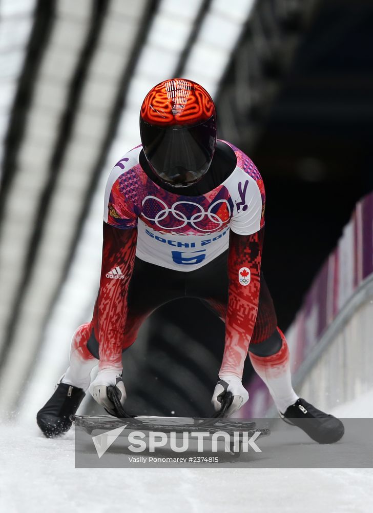 2014 Winter Olympics. Skeleton. Men. Day Two