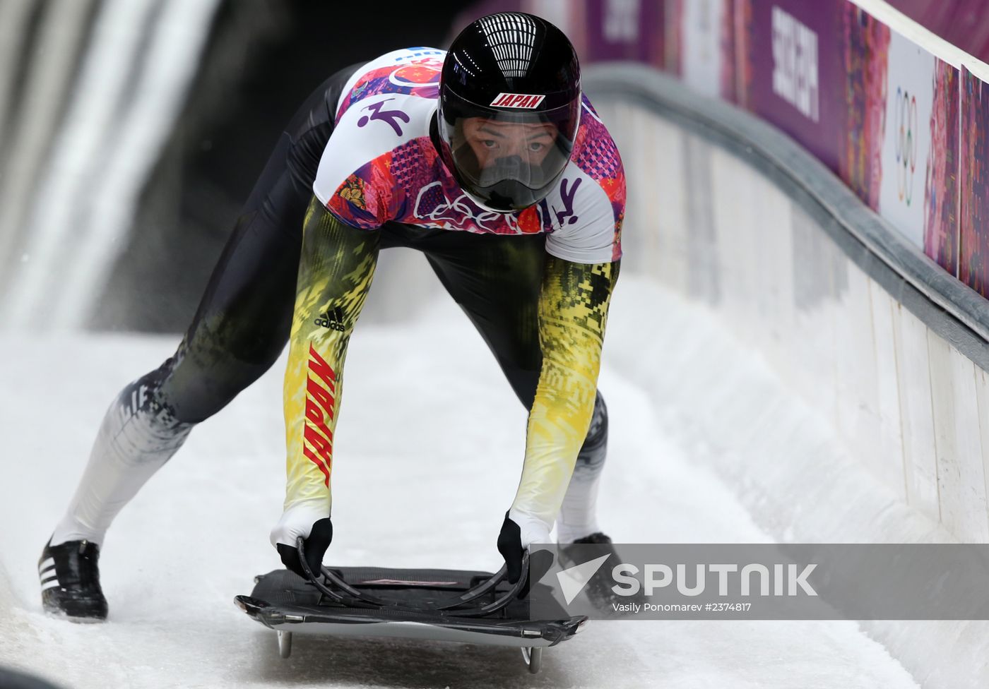 2014 Winter Olympics. Skeleton. Men. Day Two