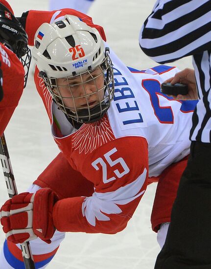 2014 Winter Olympics. Ice hockey. Women. Switzerland vs. Russia