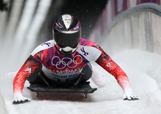 2014 Winter Olympics. Skeleton. Men. Day Two