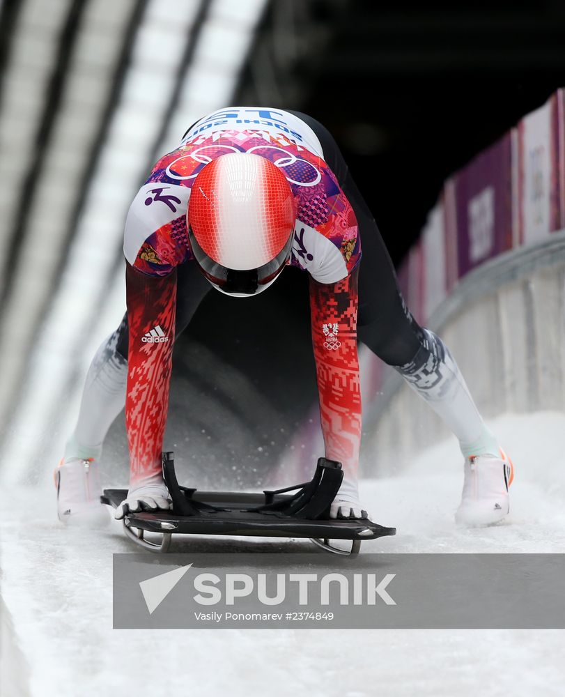 2014 Winter Olympics. Skeleton. Men. Day Two