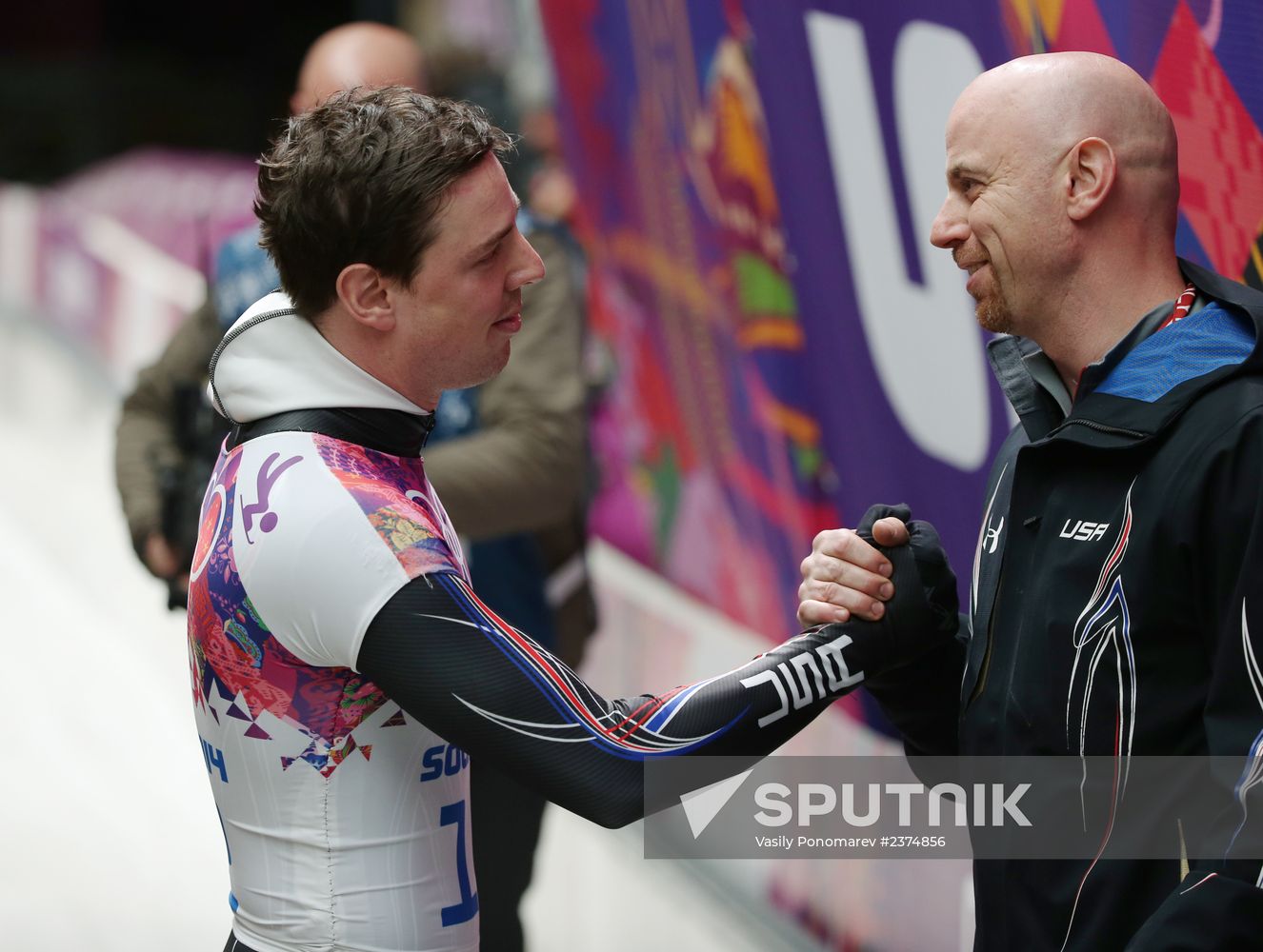 2014 Winter Olympics. Skeleton. Men. Day Two