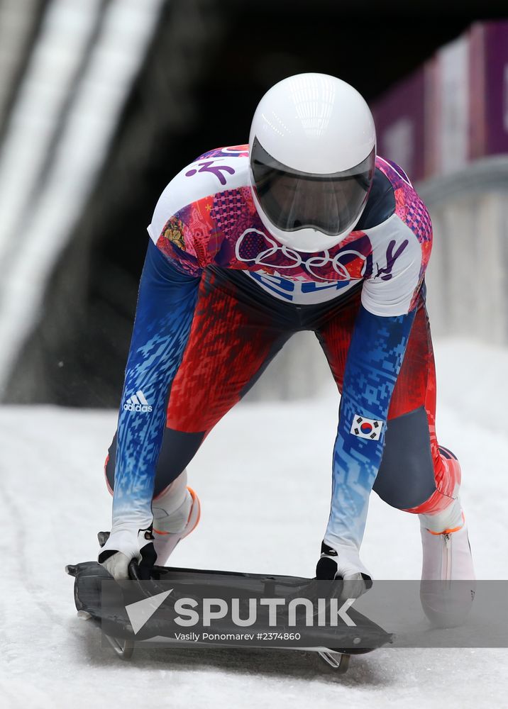 2014 Winter Olympics. Skeleton. Men. Day Two