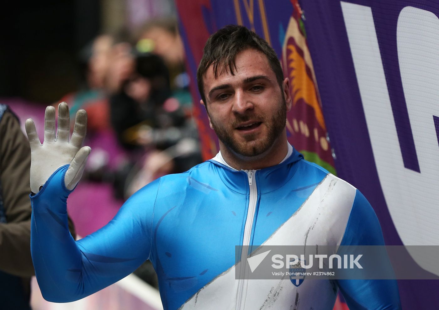 2014 Winter Olympics. Skeleton. Men. Day Two