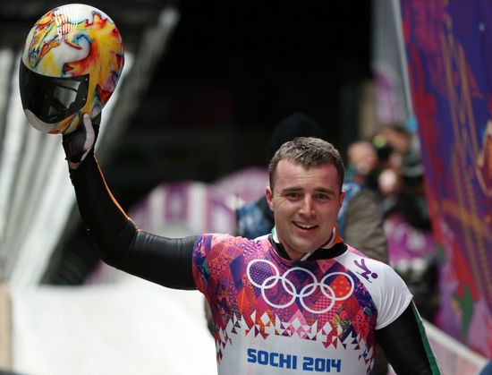 2014 Winter Olympics. Skeleton. Men. Day Two