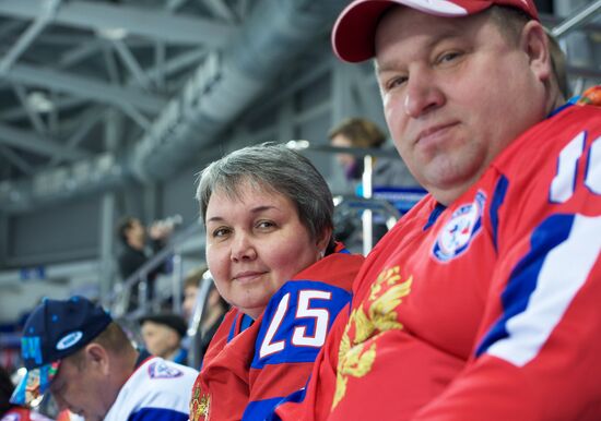 2014 Winter Olympics. Ice hockey. Women. Switzerland vs. Russia