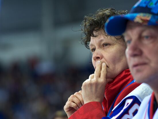 2014 Winter Olympics. Ice hockey. Women. Switzerland vs. Russia