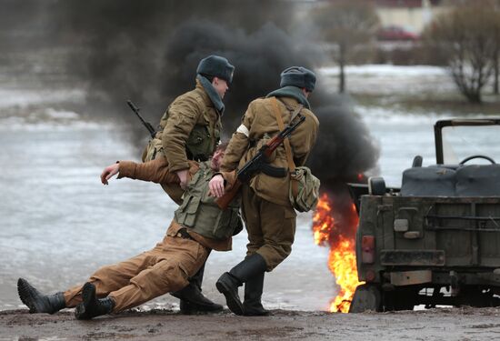 Historical reenactment of Afghan War battle takes place in St. Petersburg