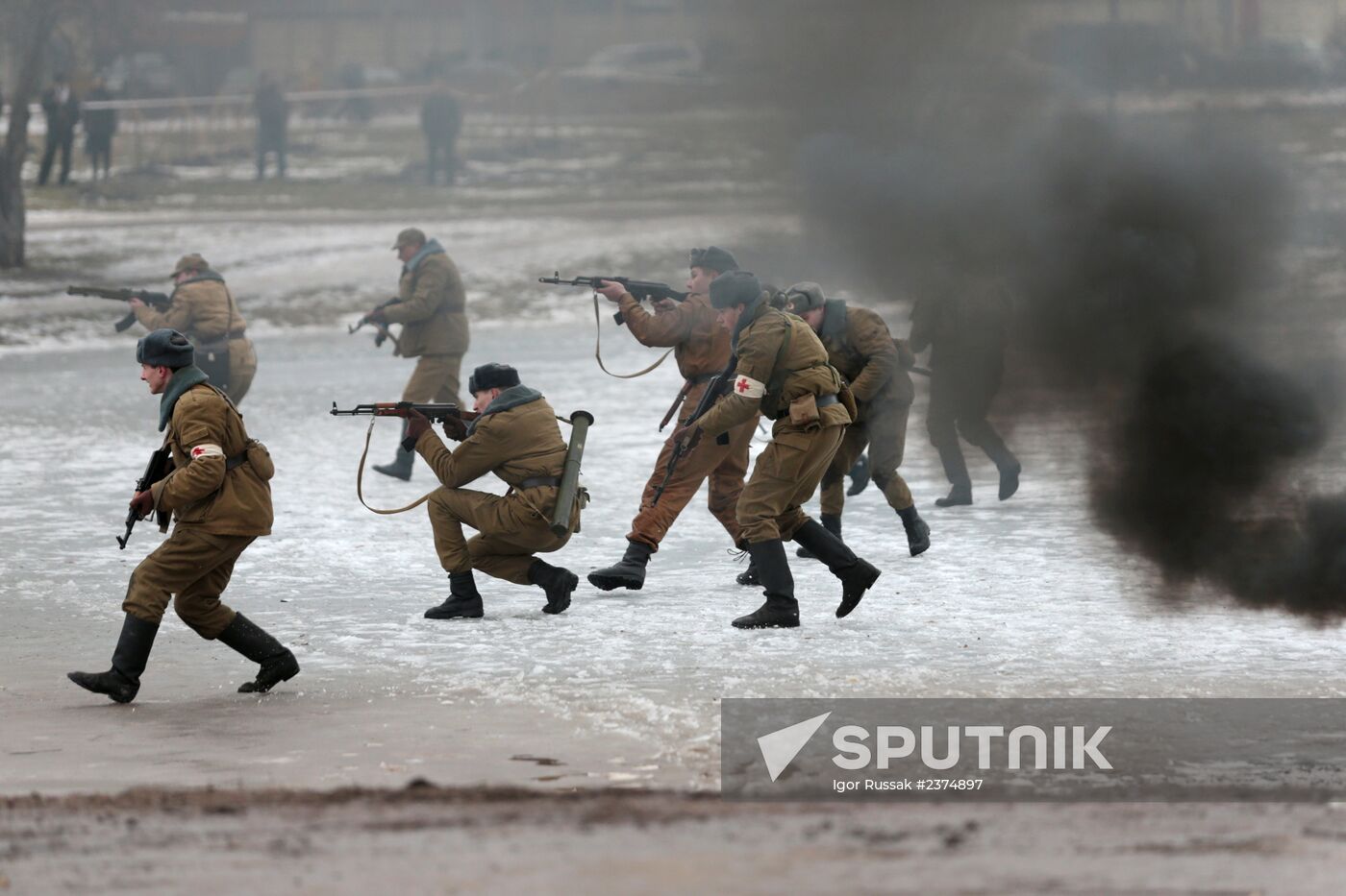 Historical reenactment of Afghan War battle takes place in St. Petersburg