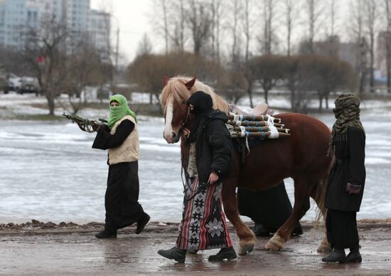 Historical reenactment of Afghan War battle takes place in St. Petersburg