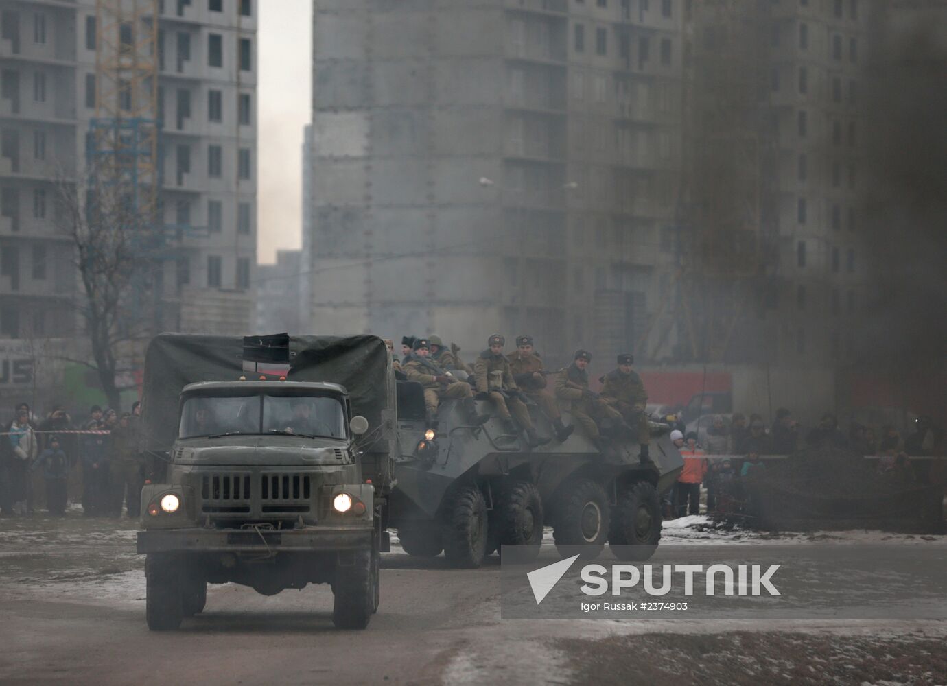 Historical reenactment of Afghan War battle takes place in St. Petersburg