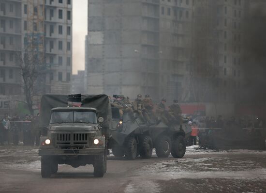 Historical reenactment of Afghan War battle takes place in St. Petersburg