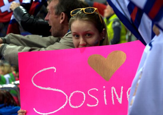 2014 Winter Olympics. Ice hockey. Women. Switzerland vs. Russia