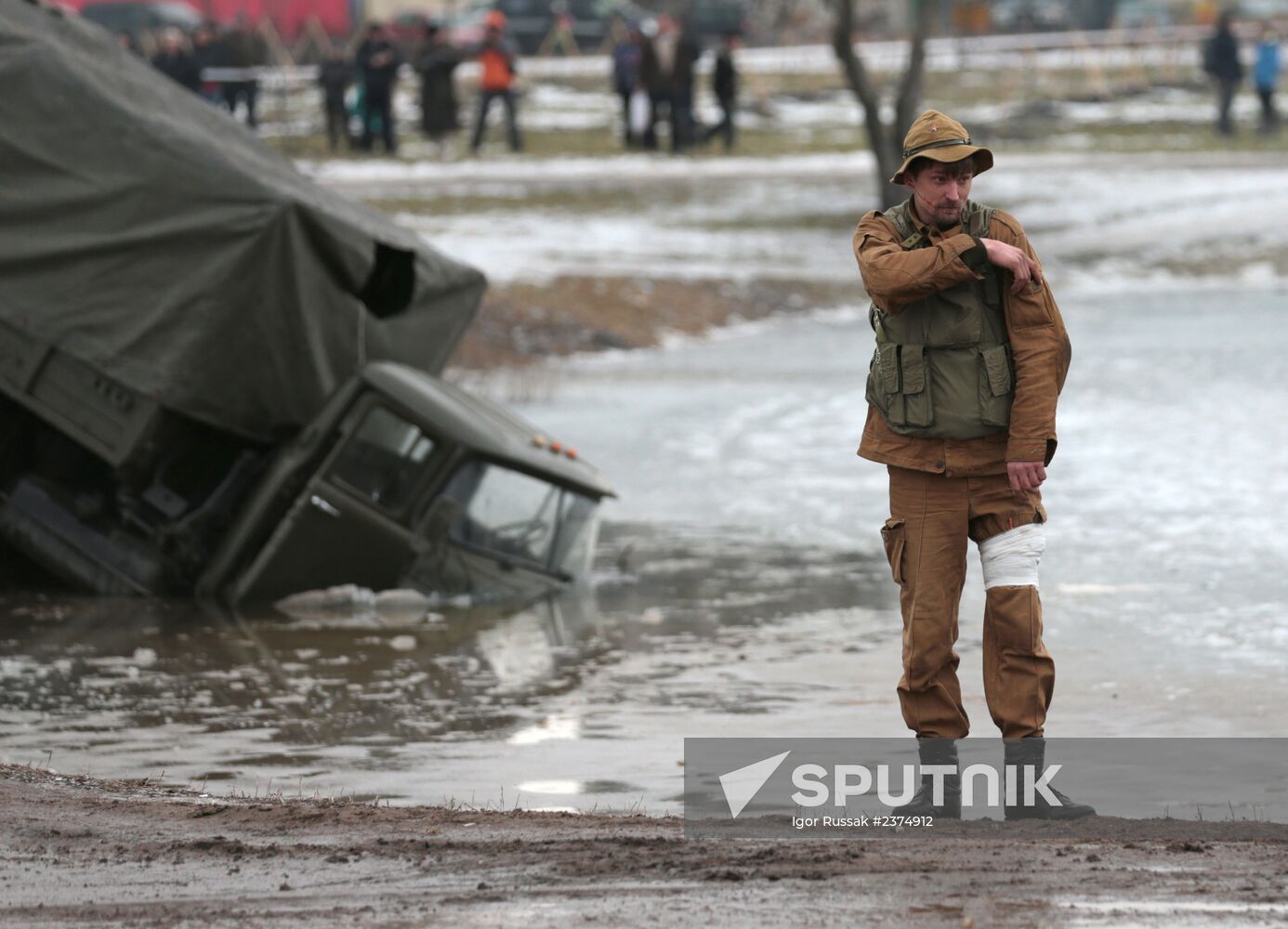 Historical reenactment of Afghan War battle takes place in St. Petersburg