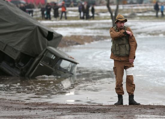 Historical reenactment of Afghan War battle takes place in St. Petersburg