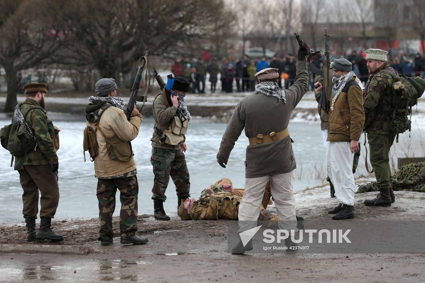 Historical reenactment of Afghan War battle takes place in St. Petersburg