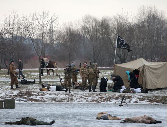 Historical reenactment of Afghan War battle takes place in St. Petersburg