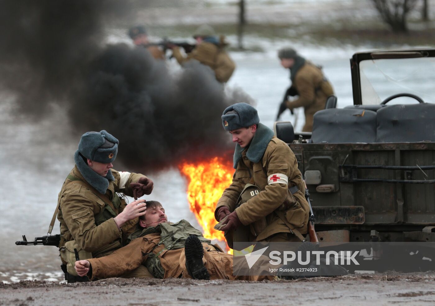 Historical reenactment of Afghan War battle takes place in St. Petersburg