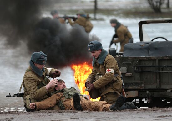 Historical reenactment of Afghan War battle takes place in St. Petersburg