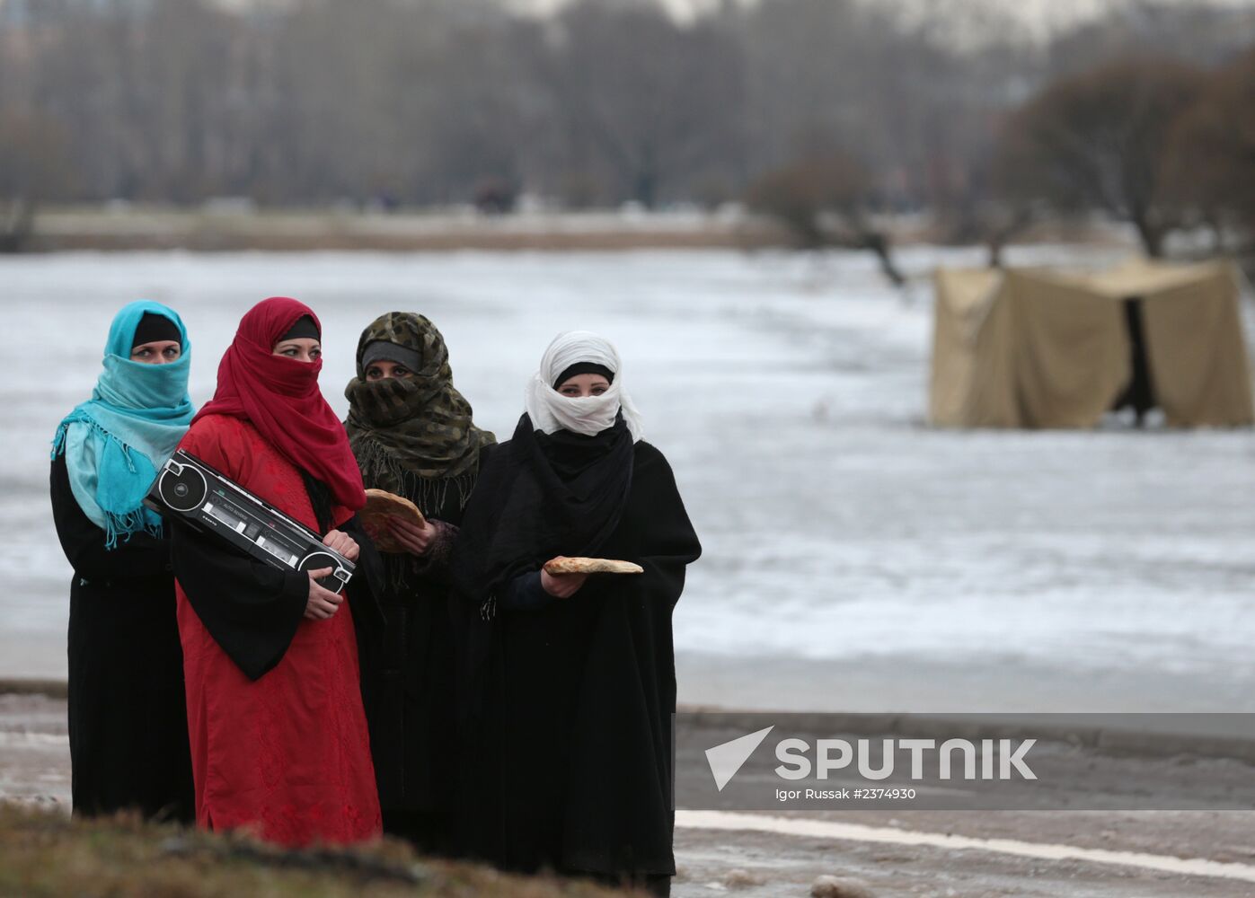 Historical reenactment of Afghan War battle takes place in St. Petersburg