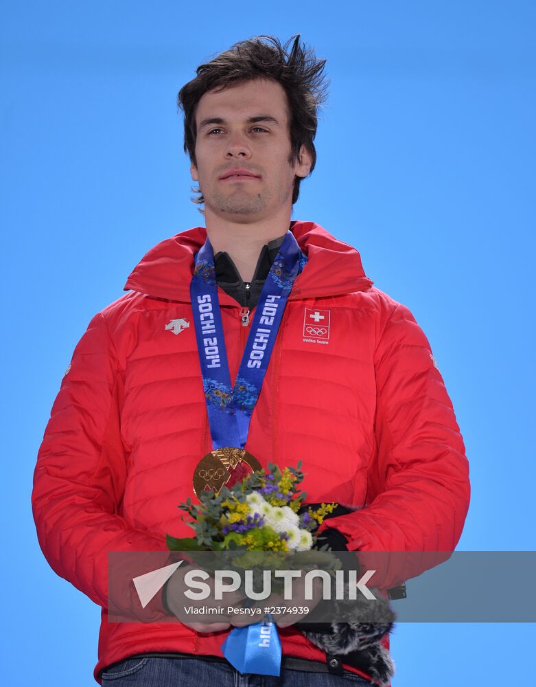 2014 Winter Olympics. Medal ceremony. Day Eight