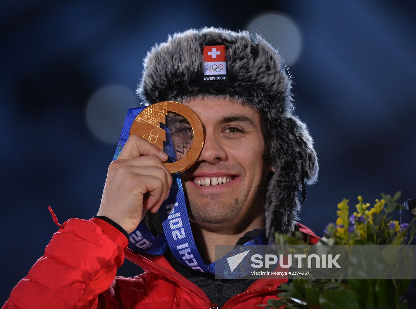 2014 Winter Olympics. Medal ceremony. Day Eight
