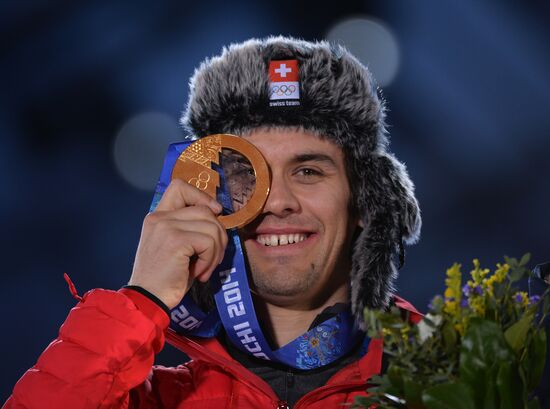2014 Winter Olympics. Medal ceremony. Day Eight
