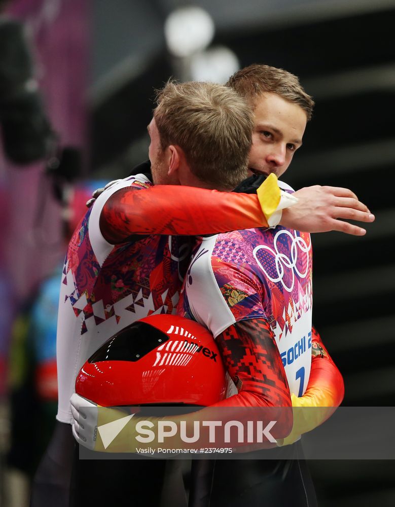 2014 Winter Olympics. Skeleton. Men. Day Two