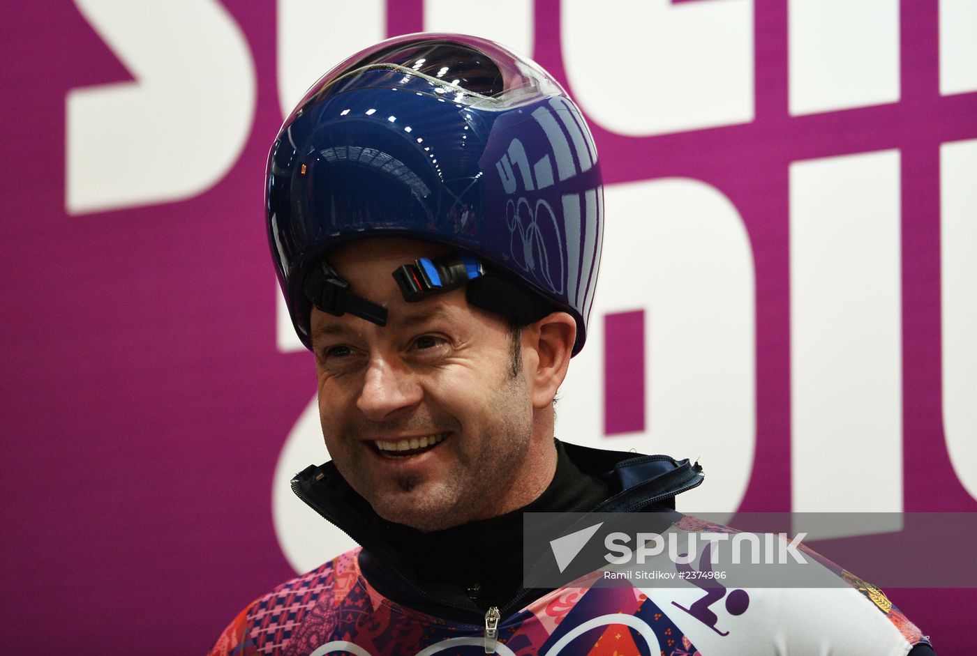 2014 Winter Olympics. Skeleton. Men. Day Two