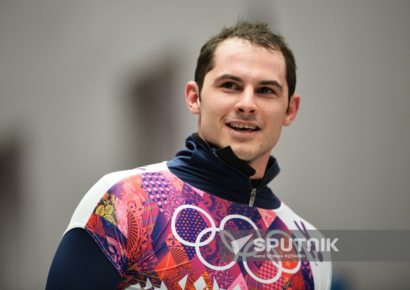 2014 Winter Olympics. Skeleton. Men. Day Two