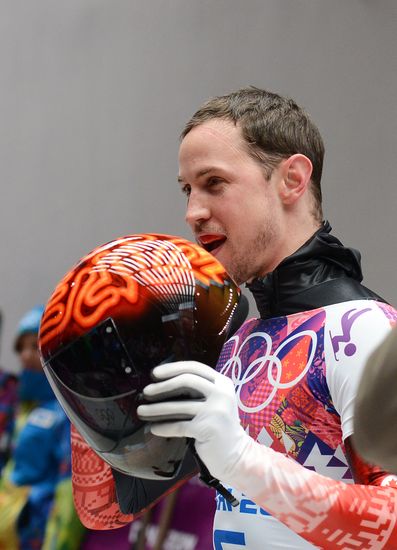 2014 Winter Olympics. Skeleton. Men. Day Two
