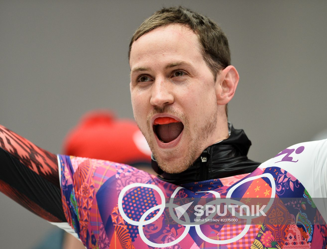 2014 Winter Olympics. Skeleton. Men. Day Two