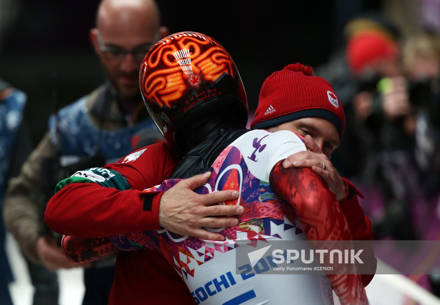 2014 Winter Olympics. Skeleton. Men. Day Two