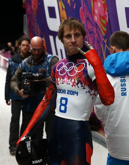 2014 Winter Olympics. Skeleton. Men. Day Two