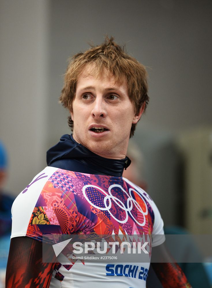 2014 Winter Olympics. Skeleton. Men. Day Two