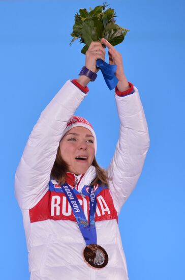 2014 Winter Olympics. Medal ceremony. Day Eight