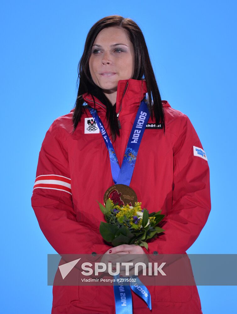 2014 Winter Olympics. Medal ceremony. Day Eight