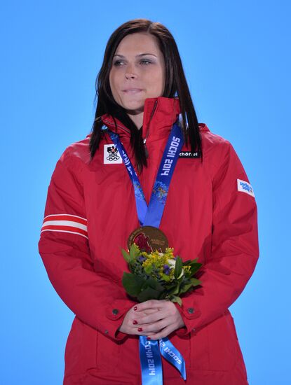 2014 Winter Olympics. Medal ceremony. Day Eight