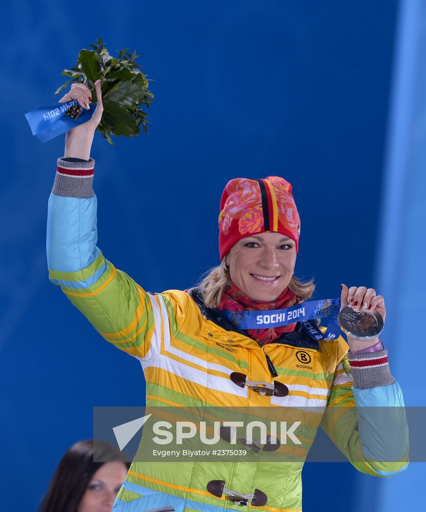 2014 Winter Olympics. Medal ceremony. Day Eight