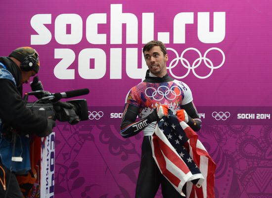 2014 Winter Olympics. Skeleton. Men. Day Two