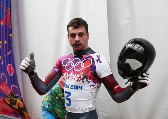 2014 Winter Olympics. Skeleton. Men. Day Two
