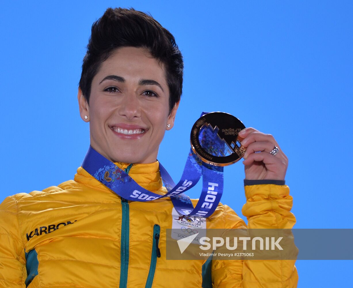 2014 Winter Olympics. Medal ceremony. Day Eight