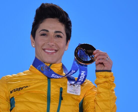2014 Winter Olympics. Medal ceremony. Day Eight