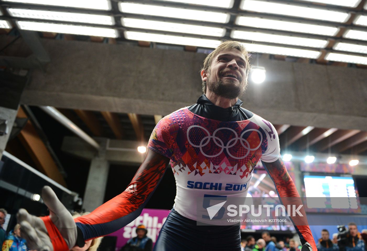 2014 Winter Olympics. Skeleton. Men. Day Two