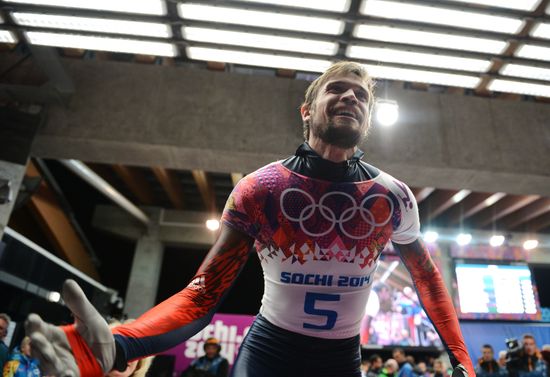 2014 Winter Olympics. Skeleton. Men. Day Two