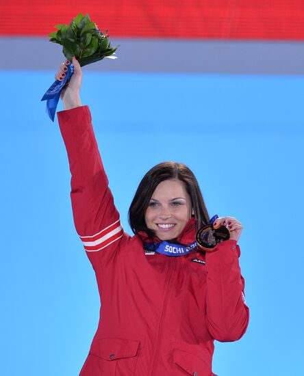 2014 Winter Olympics. Medal ceremony. Day Eight