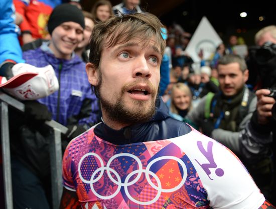 2014 Winter Olympics. Skeleton. Men. Day Two