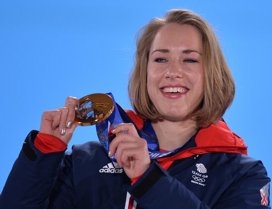 2014 Winter Olympics. Medal ceremony. Day Eight