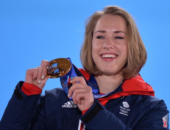 2014 Winter Olympics. Medal ceremony. Day Eight