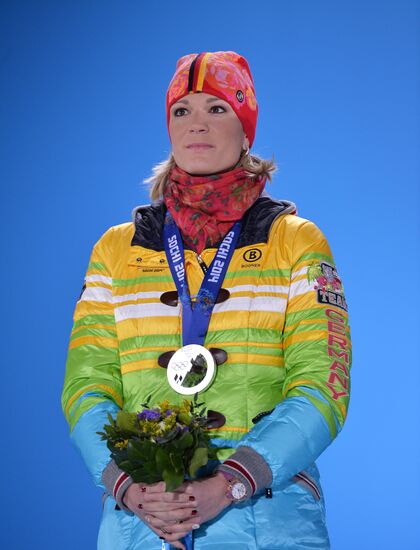 2014 Winter Olympics. Medal ceremony. Day Eight